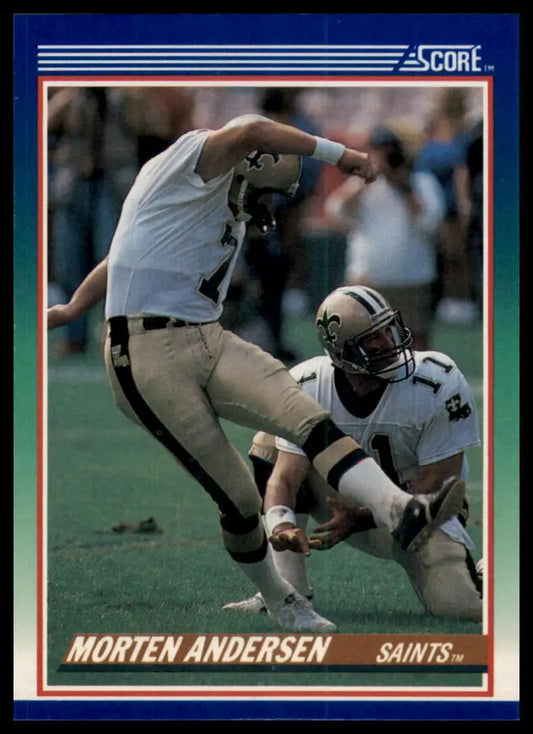 1990 Score Morten Andersen 108 New Orleans Saints NM - Football Card Single