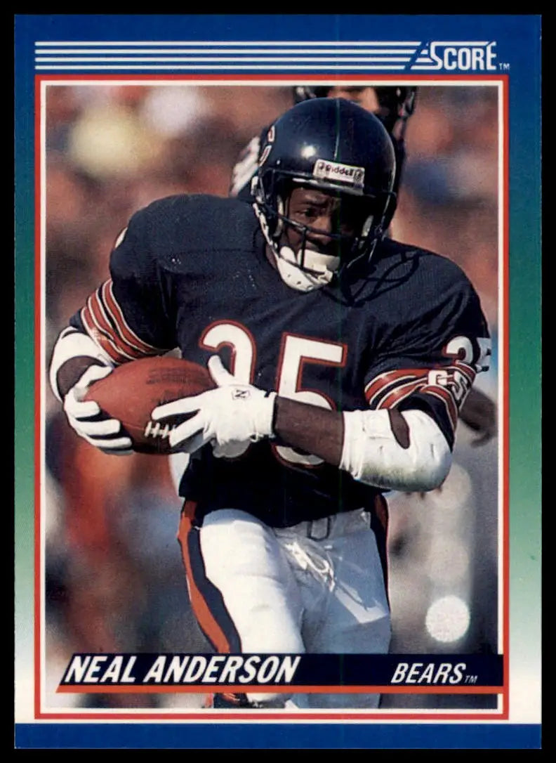 1990 Score Neal Anderson 47 Chicago Bears NM - Football Card Single
