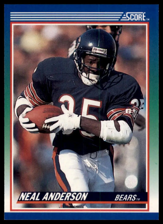 1990 Score Neal Anderson 47 Chicago Bears NM - Football Card Single