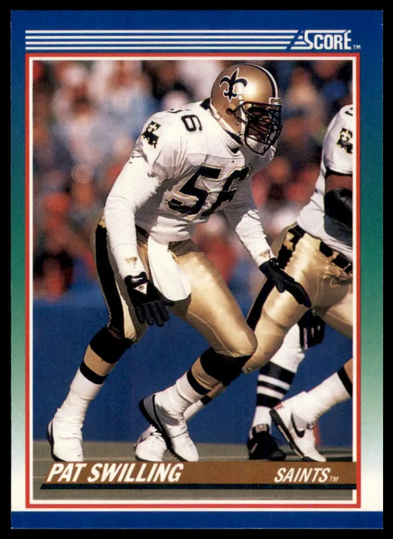 1990 Score Pat Swilling 55 New Orleans Saints NM - Football Card Single