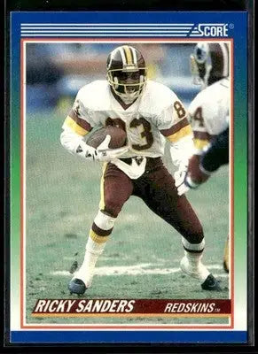 1990 Score Ricky Sanders #389 Washington Redskins - Football Card Single