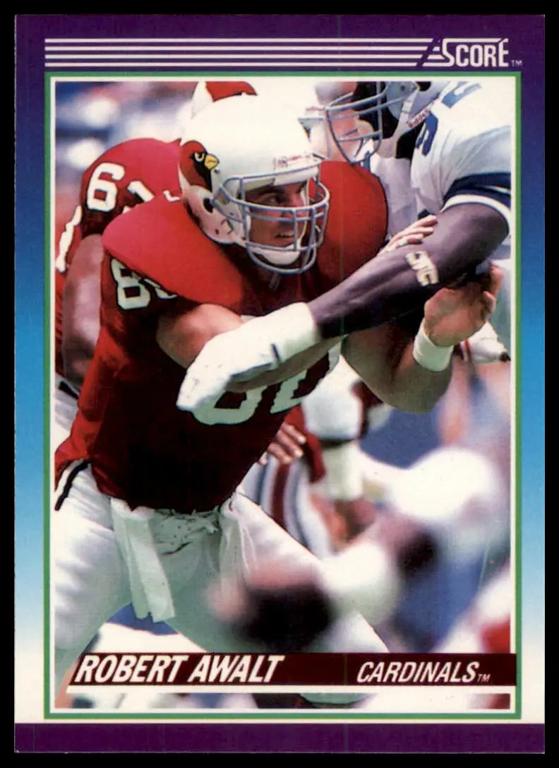 1990 Score Robert Awalt 180 Phoenix Cardinals NM - Football Card Single