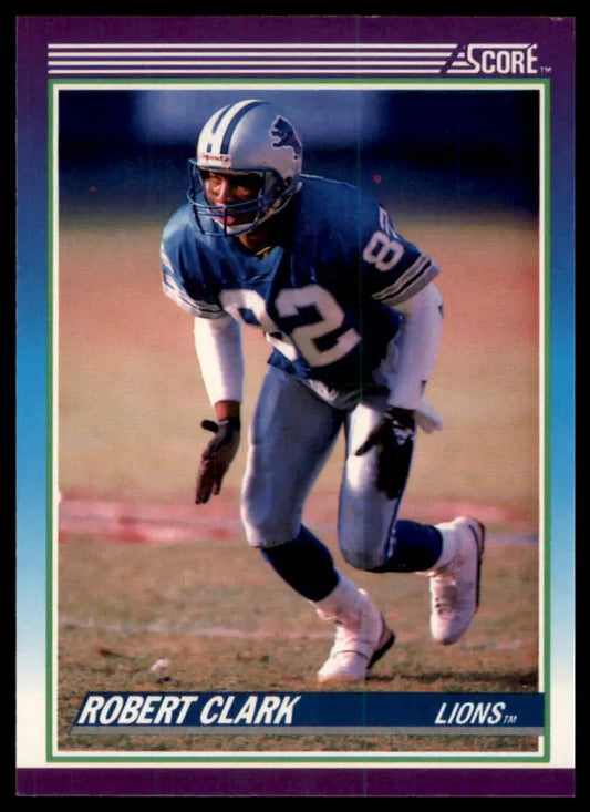 1990 Score Robert Clark RC 217 Detroit Lions NM - Football Card Single