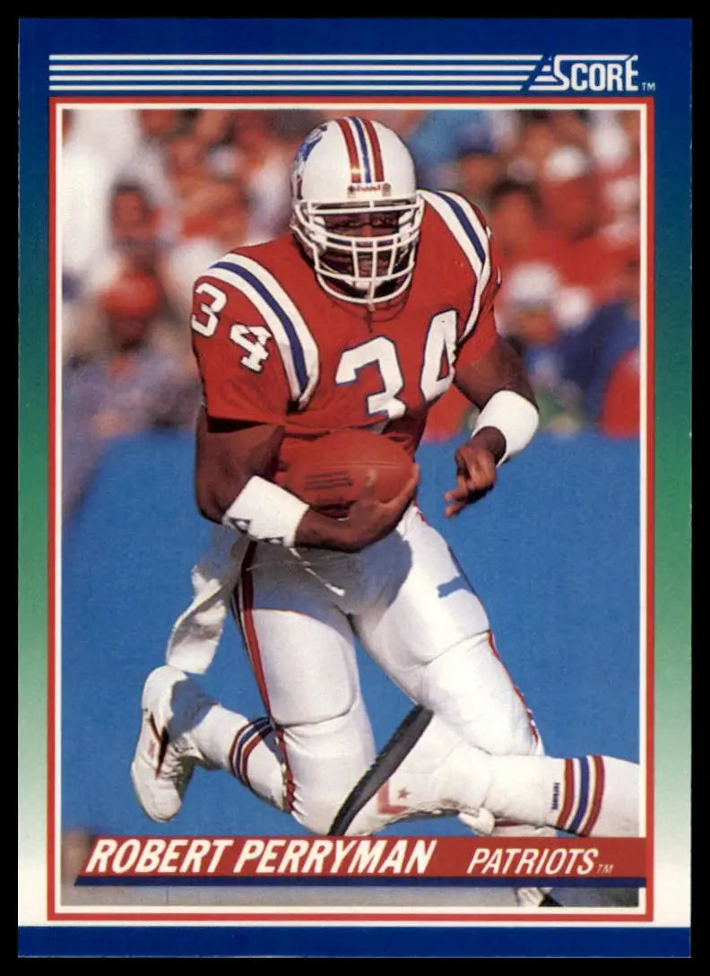 1990 Score Robert Perryman 52 New England Patriots NM - Football Card Single