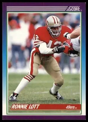 1990 Score Ronnie Lott 170 San Francisco 49ers