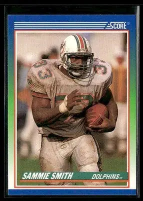 1990 Score Sammie Smith #333 Miami Dolphins - Football Card Single