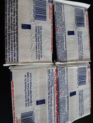 1990 Score Series 2 Sealed Football Packs - LOT of FOUR sealed packs. EX-NRMT