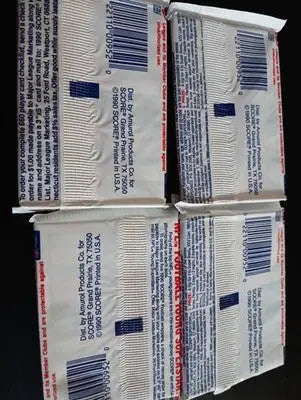 1990 Score Series 2 Sealed Football Packs - LOT of FOUR sealed packs. EX-NRMT