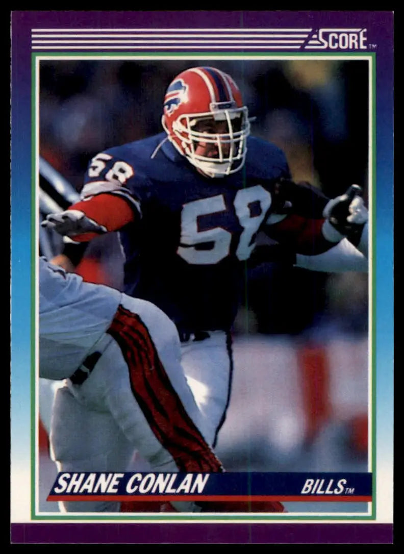 1990 Score Shane Conlan 174 Buffalo Bills NM - Football Card Single