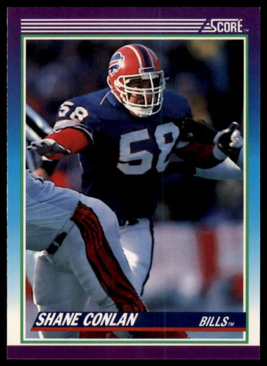 1990 Score Shane Conlan 174 Buffalo Bills NM - Football Card Single