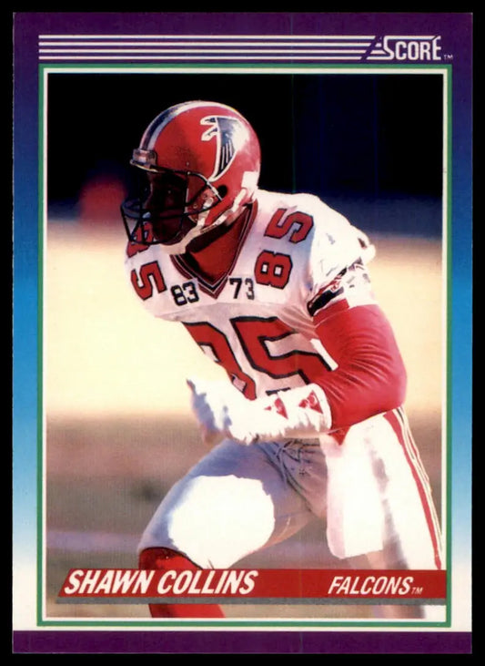 1990 Score Shawn Collins 207 Atlanta Falcons NM - Football Card Single
