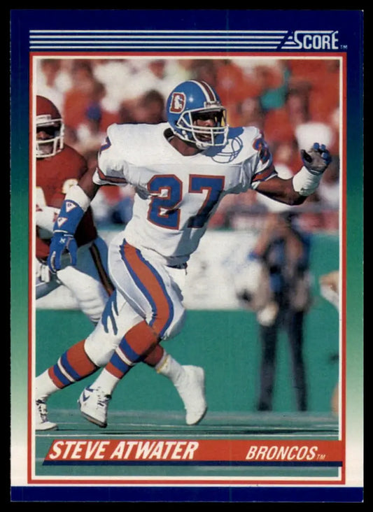 1990 Score Steve Atwater 107 Denver Broncos NM - Football Card Single