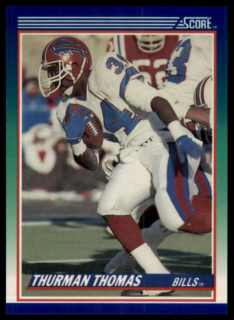 1990 Score Thurman Thomas 110 Buffalo Bills NM - Football Card Single