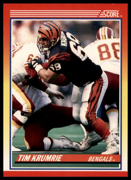 1990 Score Tim Krumrie 237 Cincinnati Bengals NM - Football Card Single