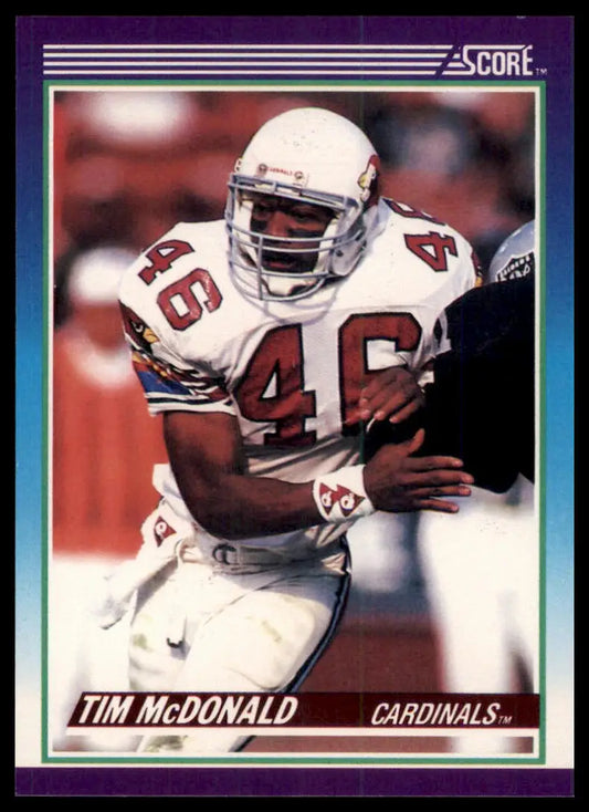 1990 Score Tim McDonald 127 Phoenix Cardinals NM - Football Card Single