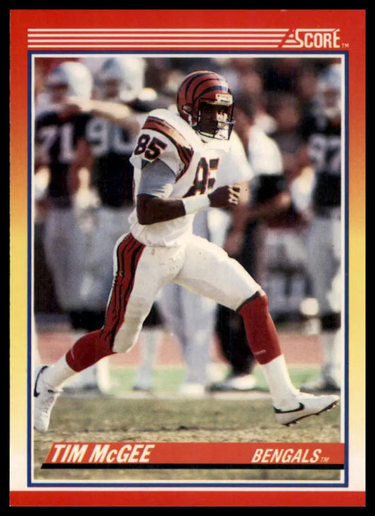 1990 Score Tim McGee 243 Cincinnati Bengals NM - Football Card Single