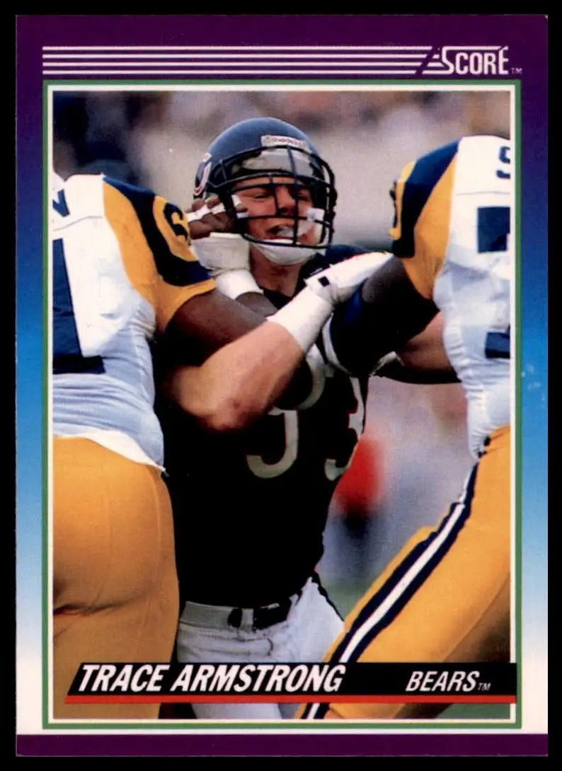 1990 Score Trace Armstrong #209 Chicago Bears Football Card NFL Sports - Football Card Single