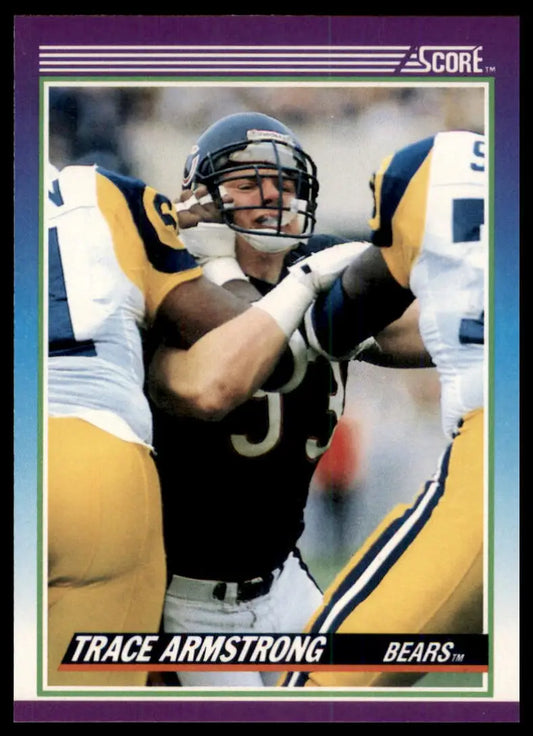 1990 Score Trace Armstrong 209 Chicago Bears NM - Football Card Single