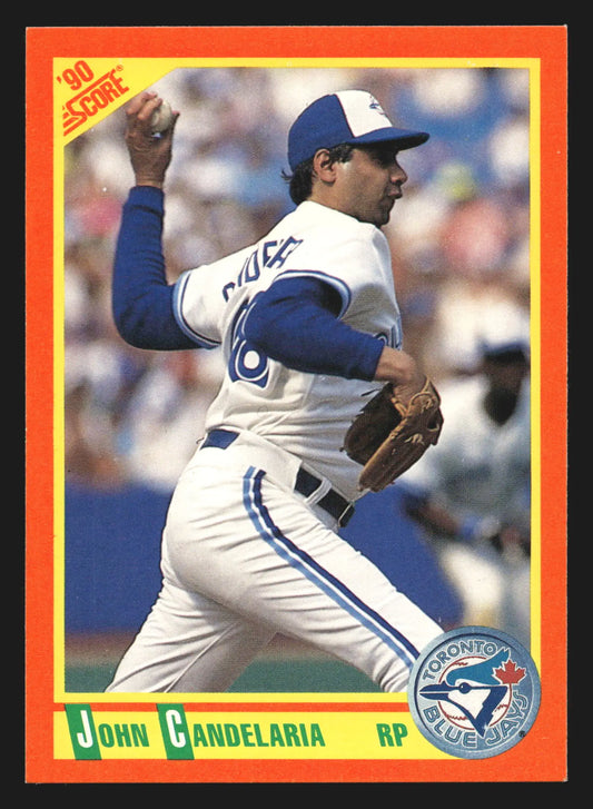 1990 Score Traded #54T John Candelaria Toronto Blue Jays