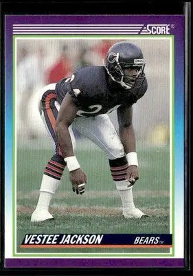1990 Score Vestee Jackson #454 Chicago Bears - Football Card Single