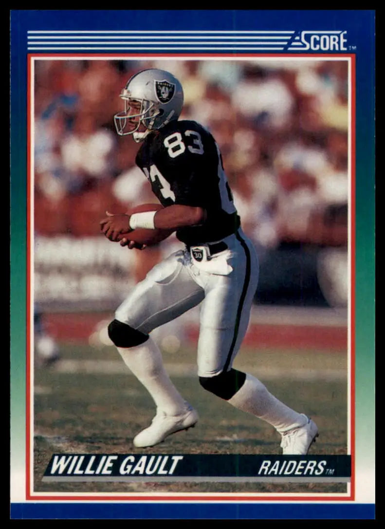 1990 Score Willie Gault 37 Los Angeles Raiders NM - Football Card Single