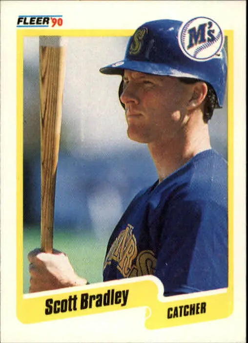 1990 Scott Bradley Fleer Baseball Card #506 - Baseball Card Single