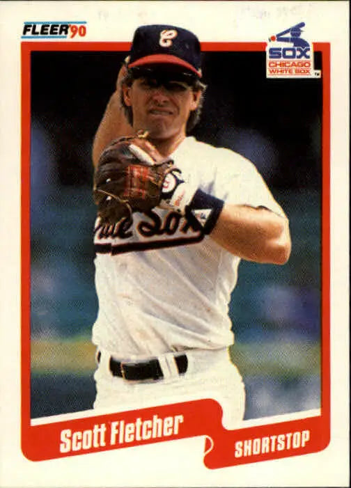 1990 Scott Fletcher Fleer Baseball Card #531 - Baseball Card Single