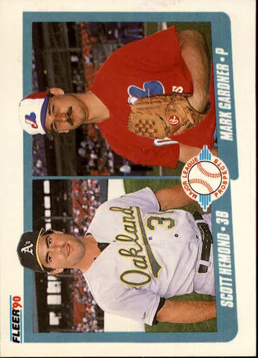1990 Scott Hemond / Mark Gardner Fleer Baseball Card #646 - Baseball Card Single
