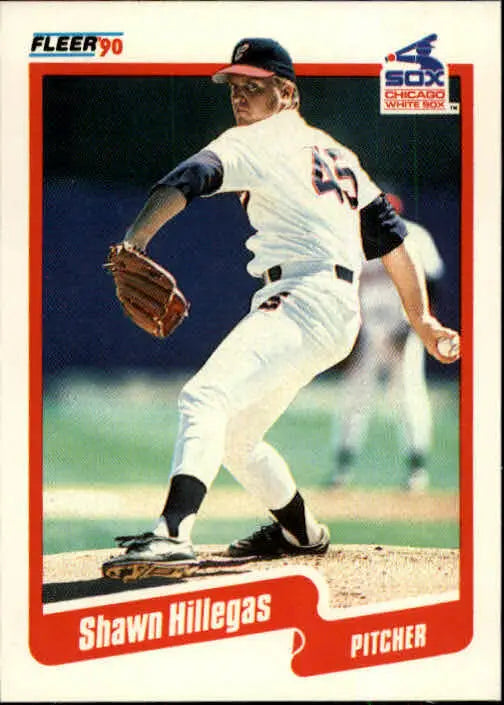 1990 Shawn Hillegas Fleer Baseball Card #535 - Baseball Card Single