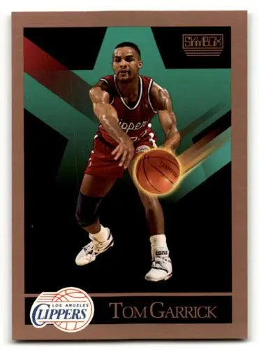 1990 SkyBox #126 Tom Garrick Los Angeles Clippers Basketball Cards N ID:55700 - Basketball Card Single