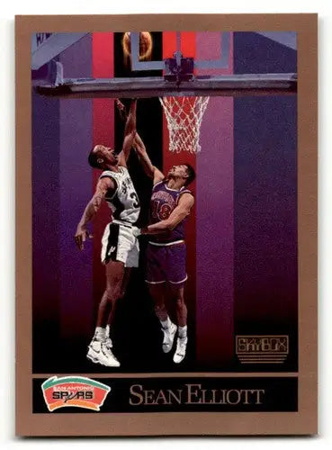 1990 SkyBox #256 Sean Elliott San Antonio Spurs Basketball Cards NM ID:55695 - Basketball Card Single