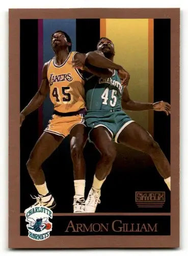 1990 SkyBox #29 Armon Gilliam Charlotte Hornets Basketball Cards NM ID:55698 - Basketball Card Single