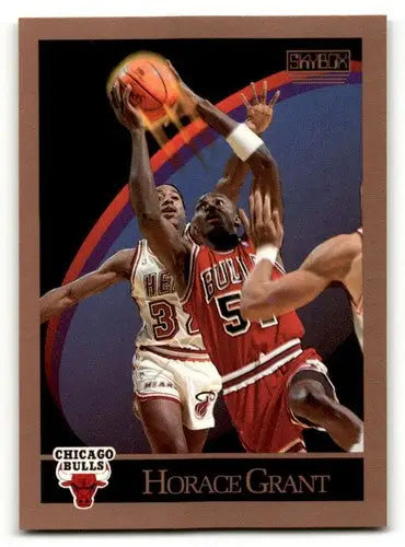 1990 SkyBox #39 Horace Grant Chicago Bulls Basketball Cards NM Near ID:55693 - Basketball Card Single