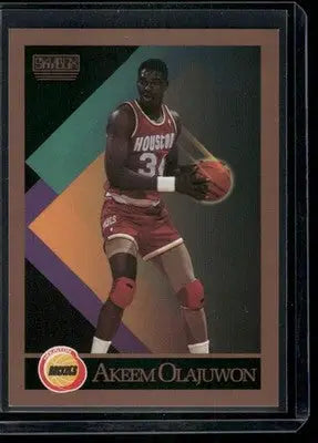 1990 SkyBox Akeem Olajuwon #110 Basketball - Basketball Card Single
