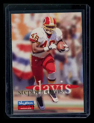 1990 SkyBox Impact Rookies Stephen Davis #68 Football - Football Card Single