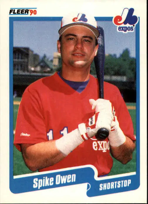 1990 Spike Owen Fleer Baseball Card #357 - Baseball Card Single