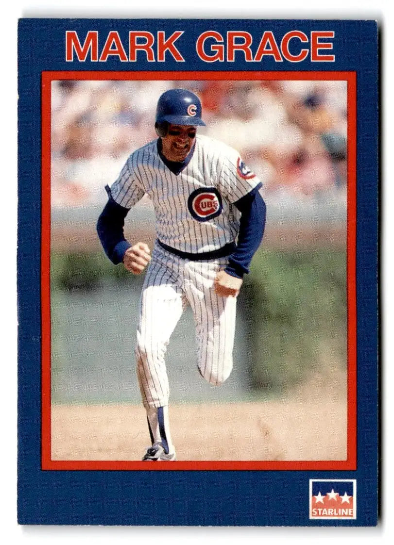 1990 Starline Long John Silver #16 Mark Grace - Baseball Card Single