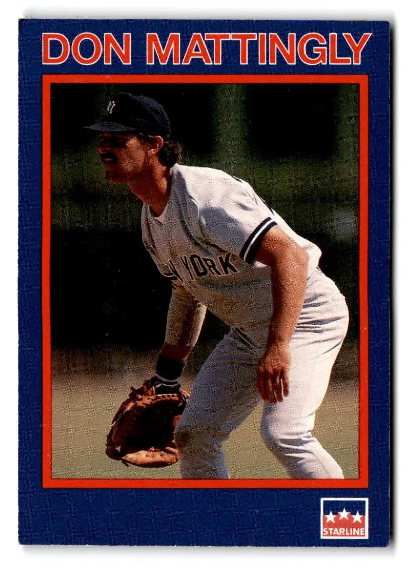 1990 Starline Long John Silver #28 Don Mattingly - Baseball Card Single