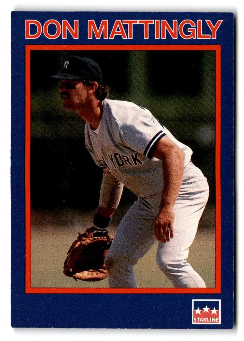 1990 Starline Long John Silver #28 Don Mattingly - Baseball Card Single