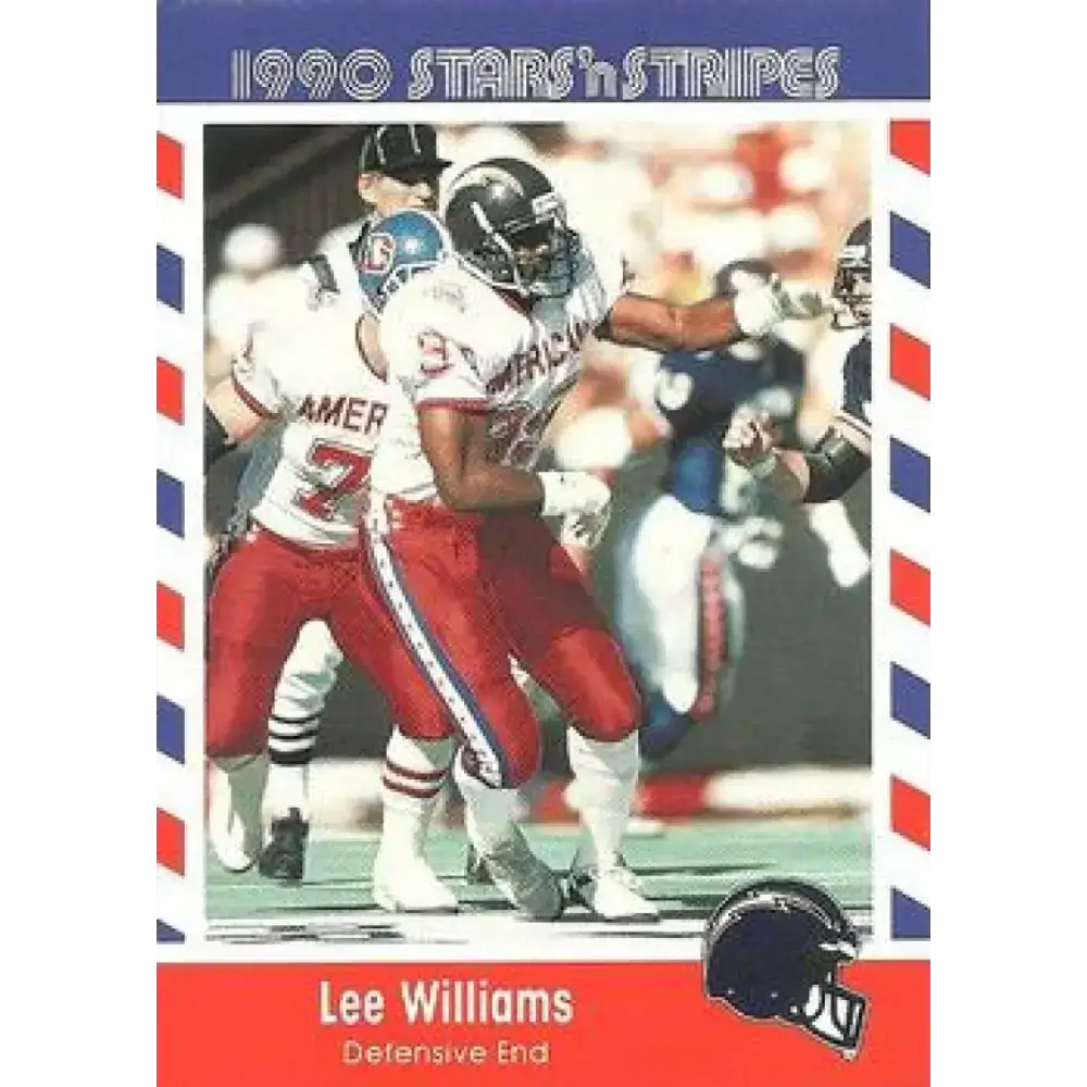1990 Stars n Stripes Asher Candy #39 Lee Williams EX Excellent San Diego Chargers Football Card