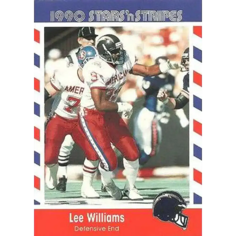 1990 Stars n Stripes Asher Candy #39 Lee Williams EX Excellent San Diego Chargers Football Card