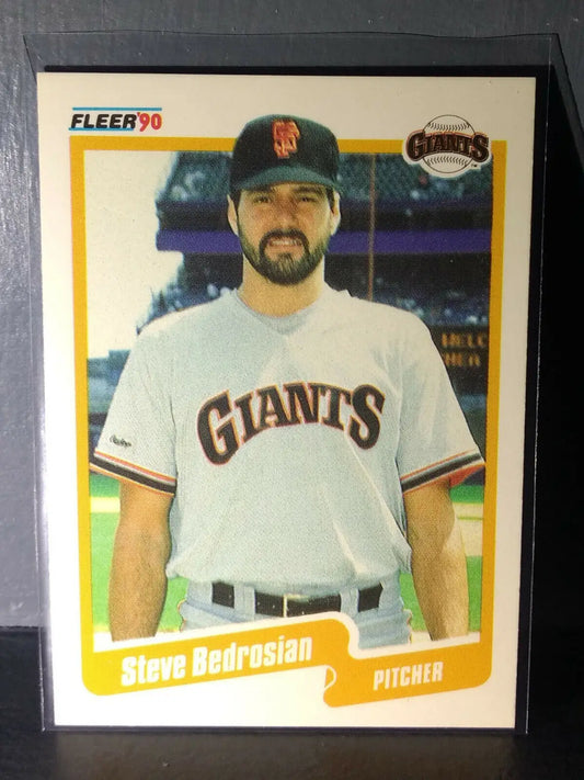1990 Steve Bedrosian Fleer Baseball Card #50 - Baseball Card Single