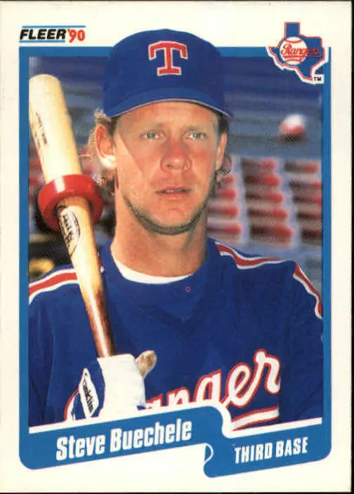 1990 Steve Buechele Fleer Baseball Card #292 - Baseball Card Single