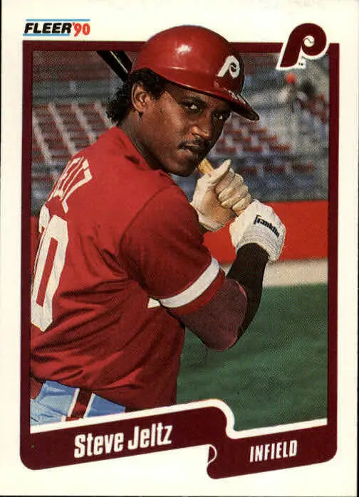 1990 Steve Jeltz Fleer Baseball Card #562 - Baseball Card Single
