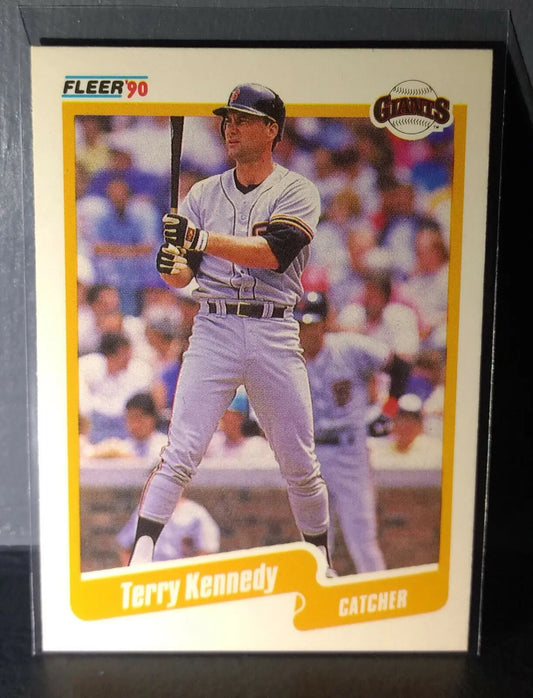 1990 Terry Kennedy Fleer Baseball Card #58 - Baseball Card Single