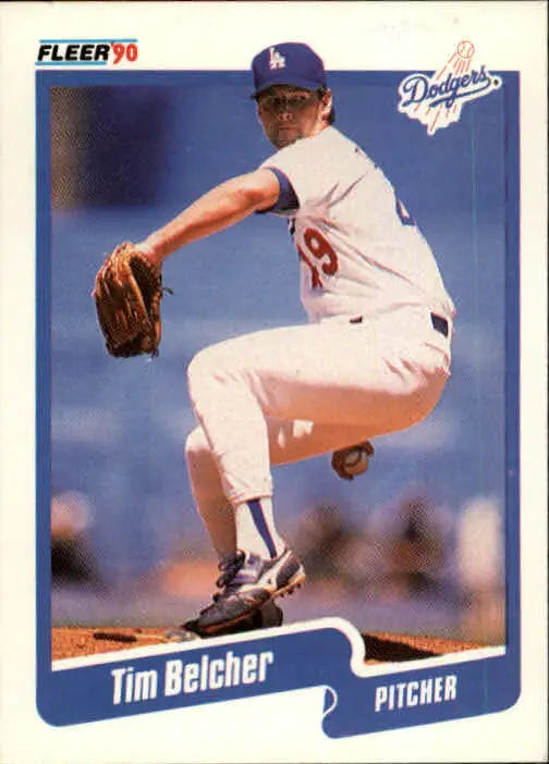 1990 Tim Belcher Fleer Baseball Card #389 - Baseball Card Single