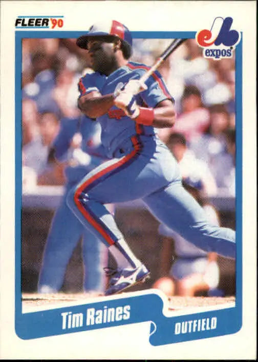 1990 Tim Raines Fleer Baseball Card #359 - Baseball Card Single