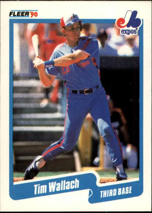 1990 Tim Wallach Fleer Baseball Card #364 - Baseball Card Single