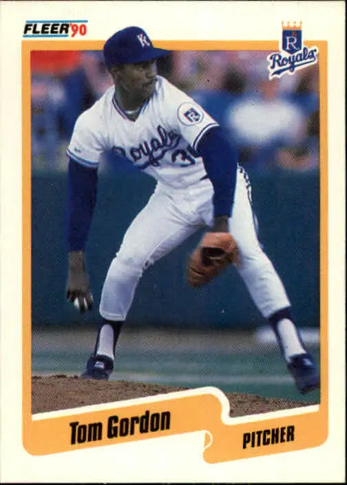 1990 Tom Gordon Fleer Baseball Card #108 - Baseball Card Single
