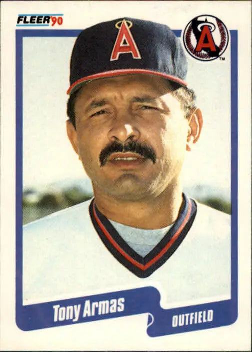 1990 Tony Armas Fleer Baseball Card #126 - Baseball Card Single